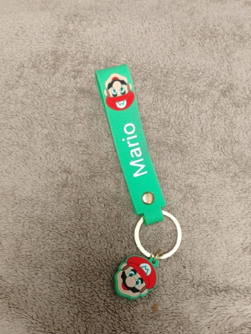 SEGA MARIO KEYCHAIN CHARM MINT CONDITION